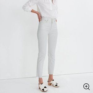 Madewell The Perfect Vintage Jean in Tile White-27